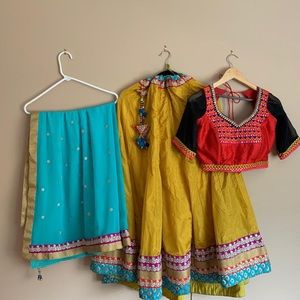 3 pieces chania Choli